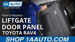 How to Remove Liftgate Door Panel 2005-16 Toyota RAV4