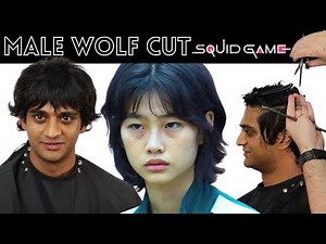 MENS WOLF CUT - MENS LAYERED HAIRCUT FROM SQUID GAME SEASON 3