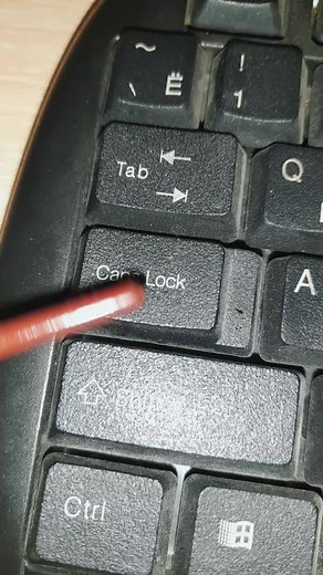 Close-up of Scrlk Key on Keyboard