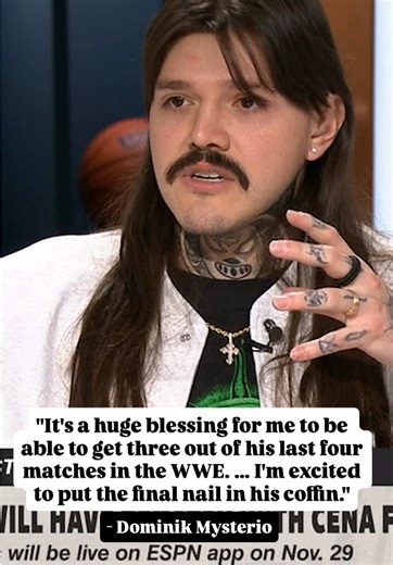 Dominik Mysterio Prepares for John Cena at Survivor Series