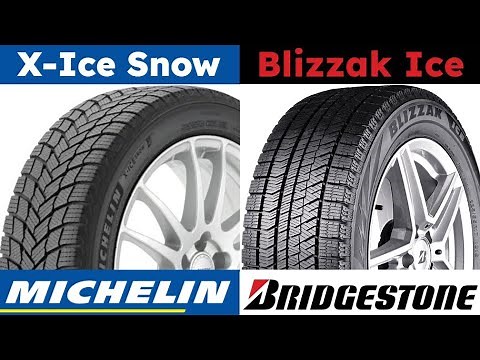 Michelin X Ice Snow vs Bridgestone Blizzak Ice