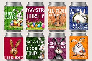 Funny Easter Beer Can Labels Printable – DIY Drink Wraps for Adult Easter Party – Digital Download - Etsy Australia