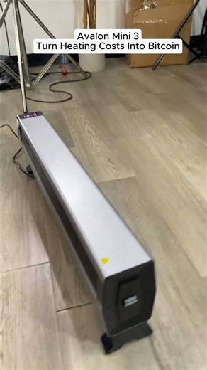 Plug It In and Mine: Avalon Mini 3 Designed Like a Baseboard Heater