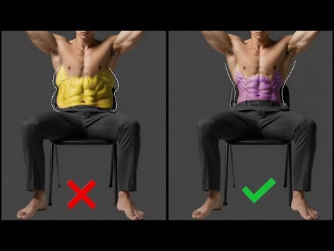 6 Perfect Chair Exercises to Burn 🔥 Belly Fat and Side Fat Like a Crazy | Lose Belly Fat at Home