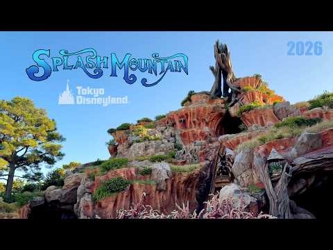 Splash Mountain 2026 - Tokyo Disneyland | Tokyo Disney Resort Full Ride 4K POV