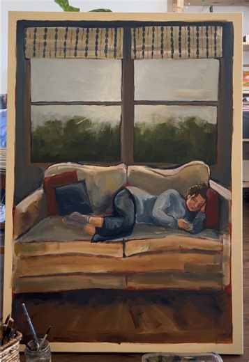 My Painting Time-Lapse: One Hour in 30 Seconds