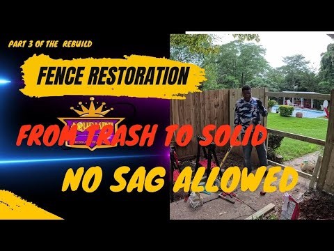 Wood Fence Gate Repair | Building the Gate & Final Install (Part 3 of 3)Restoration Series