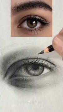 How to Draw a Realistic Eye Step by Step | Realistic Drawing Tutorial #Shorts #art