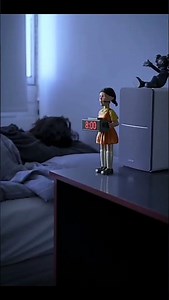 Korean Show Squid Game Doll Smart Alarm clock with Music