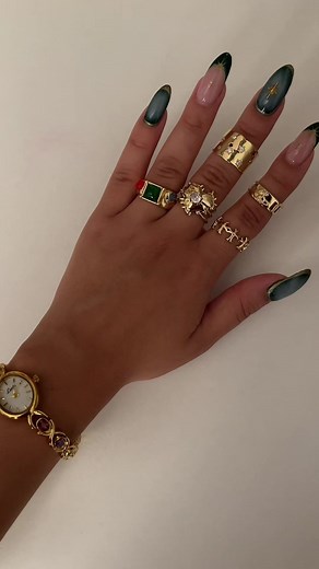 Maximalist Chunky Gold Jewelry Collection