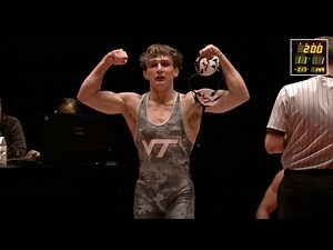 149lbs Caleb Henson (Virginia Tech) vs Michael Cetta (Rutgers)