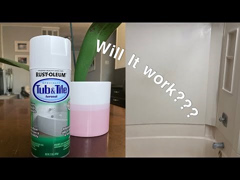 RUST-OLEUM TUB & TILE SPRAY PAINT: My experience