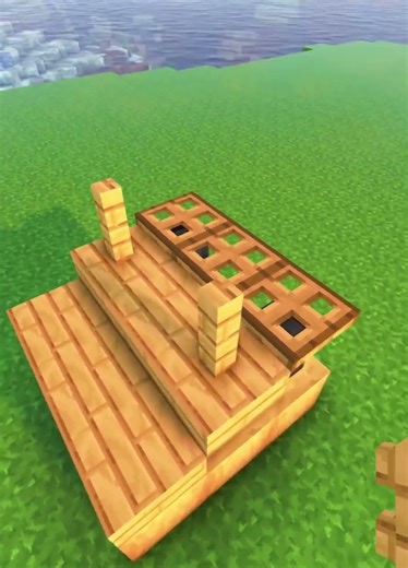 Minecraft House for my Dog 🐶 (Worlds Smallest Violin) #shorts #minecraft