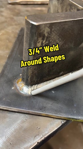 Welding Shapes. Big MultiPass Welding. 3/4” Fillet Weld around. Turn the wrist with your body. Needs lots of practice! #stickwelding #welding #weldernation #weldingschool #studentwelder #destructivetesting suck welding beginners mistakes welding techniques for stick stick welding tips and tricks 6010 best ways to practice stick welding stick welding techniques 6010 welding tips for beginners stick beginner stick welding welding for beginners
