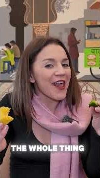 Eating Gujarati Savory CAKE. Here's what I thought..