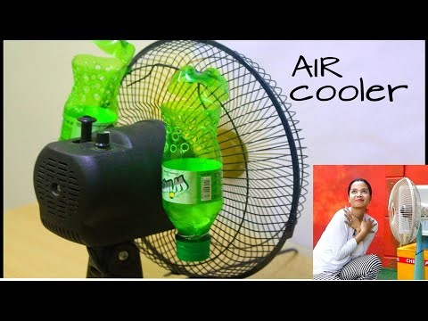 How to make air conditioner at home using Plastic Bottle Easy life hacks