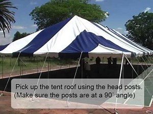 How to Pitch a Marquee tent