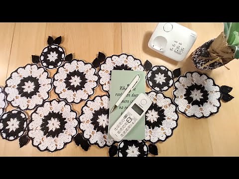 CROCHET: Table Runner Tutorial for Beginners Tischlaufer (Part 2)