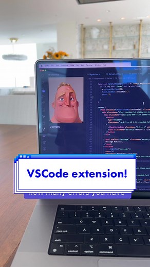 In Your Face by TTOOWA! VSCode Extension