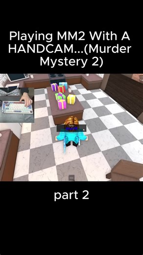 Playing MM2 With a Handcam: Murder Mystery 2 Gameplay