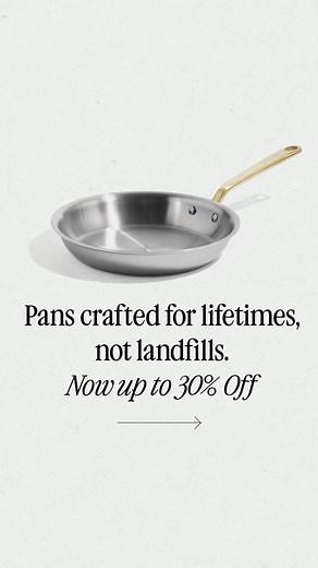 Our Black Friday Sale is here! Save up to 30% on our award-winning cookware and get free gifts worth $836. | Made In Cookware