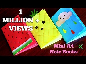 Mini A4 Notebooks (No Glue/No Stapler)