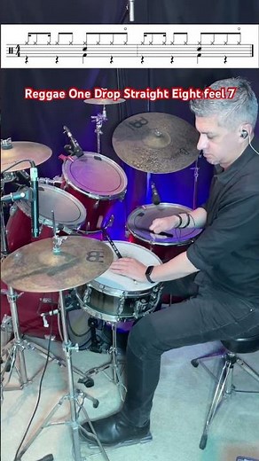 The One Drop Straight Eight Technique Every Reggae Drummer Needs #drums #drummer #reggae