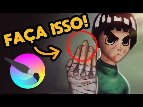 5 Formas de MELHORAR SEU DESENHO - Como Desenhar no Krita.