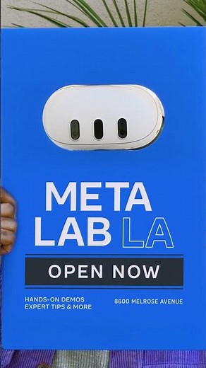 Experience the possibilities of virtual reality at #MetaLab Los Angeles, now open. 🌴