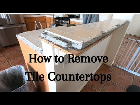How to Remove Kitchen Tile Countertops