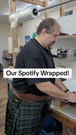 What was your most played song of the year? Spotify Wrapped is here again and the staff sure listened to a variety of music! #usakilts #kilt #kilts #spotifywrapped #spotify #wrapped