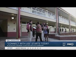 Connect with Lee helps students with homework
