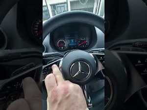 How to access the service menu on your 2025 Mercedes sprinter.