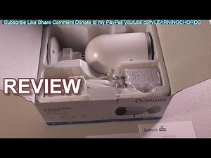 Security Camera Outdoor by Goowls 1080P WiFi Camera Home Security Surveillance REVIEW
