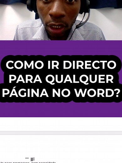 Aprenda a visitar uma página específica no Word de forma rápida e prática... #microsoftword #microsoftwordtutorial #dicasdeinformática #word #microsoft