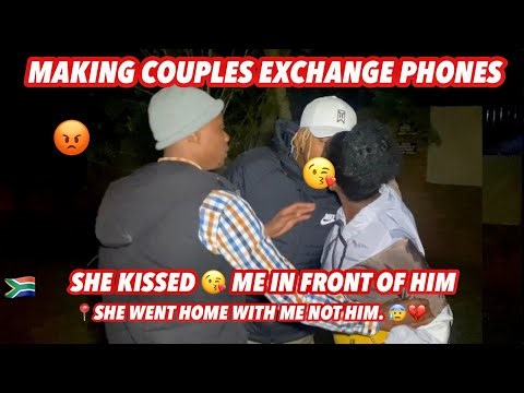Making couples switching phones for 60sec 🥳 SEASON 2 ( 🇿🇦SA EDITION )|EPISODE 76 |
