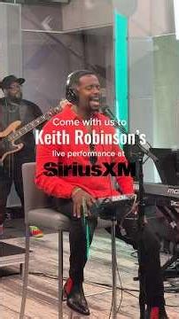 Keith Robinson takes the stage for an incredible live performance at SiriusXM.