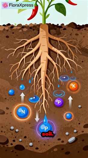 How a Chili Plant Feeds Its Fruit 🌶️ | Nutrient Flow Explained (Infographic) #legumes #antagonism