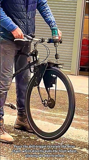 DIY E-Bike: Turn Your Bicycle into an Electric Ride with a Cordless Drill!
