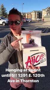 1.4K views | Carson on Alice 105.9 is hanging out at The Sprint store at 1391 E. 120th Ave in Thornton until 5p!! Stop by and say hi and get Hooked up with some great prizes! #carsononalice1059 #alice1059 #sprint @sprint #fun #wintickets #deals #ad | Alice 105.9 | Facebook