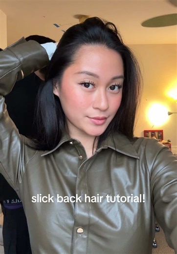 ask and you shall receive! Here’s my slick back hair tutorial 😙 #slickback #hairtutorial #hairtok