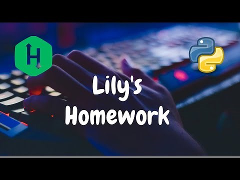 163 - Lily's Homework | Sorting | Hackerrank Solution | Python