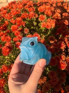 Blueberry Toad Figurine - Etsy Australia