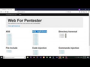 Web For Pentester | PentesterLab SQL Injections Example 1 to 5