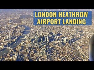 Gorgeous View of London Skyline before landing at Heathrow Airport LHR January 2025