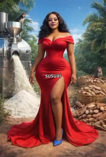 Susu invents cassava machine #aivideo #aicontent #viral #fyp #blowthisup