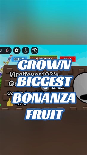 BIGGEST BONANZA? #growagarden #roblox #jandel