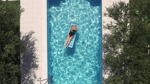 4k Footage Over Swimming Pool Relaxing Stock Footage Video (100% Royalty-free) 3447918509 | Shutterstock