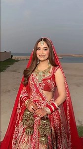 Red Bridal Look Inspiration | Stunning Indian Bridal Makeup & Outfit Idea