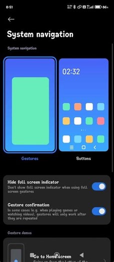 How to hide button or smartphone full screen mode